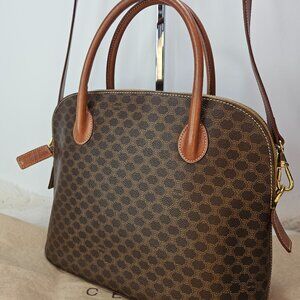 Celine  Macadam Dome Satchel 2-Way Bag